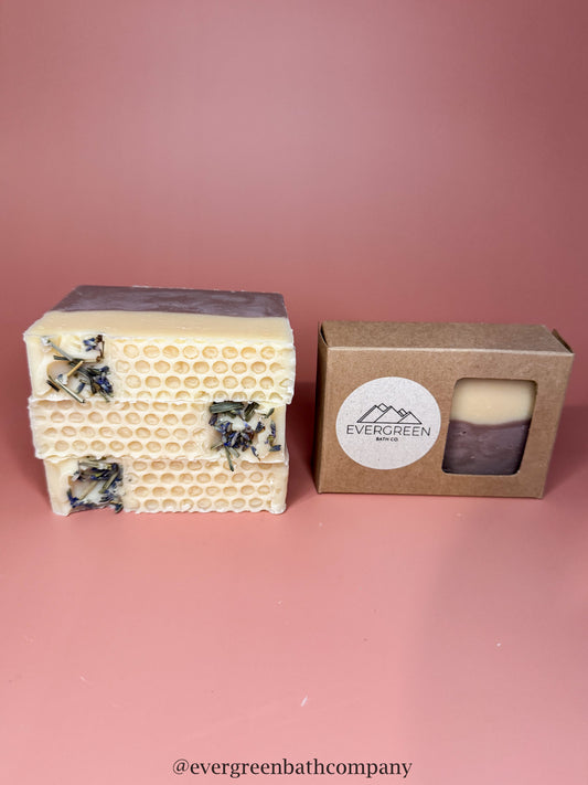 Mountain Honey and Lavender Handcrafted Cold Process Soap