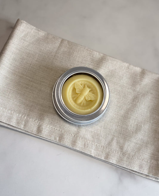 All-Natural Solid Lotion Bar Infused with Natural Beeswax